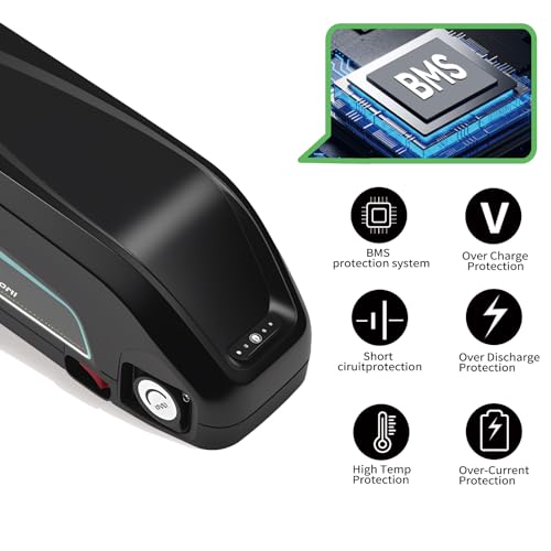 Image of Upgraded 48V /36V Lithium ebike Battery 12Ah /20Ah, Built in 30ABMS, Including Charger, XT60 Connecting Cable, for 100W-1500W DIY Projects (48V12AH)