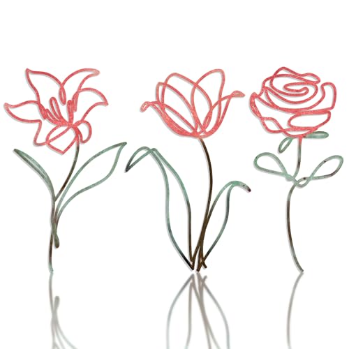 Oubasa-Metal-Flowers-Wall-Arts-for-Bathroom-Farmhouse-Floral-Decor-Minimalist-Flower-Wall-Decors-for-Living-room-Bedroom-Kitchen-Decoration-Thanksgiving-Housewarming-Gifts-Set-of-3 Oubasa Metal Flowers Wall Arts for Bathroom Farmhouse Floral Decor Minimalist Flower Wall Decors for Living room Bedroom Kitchen Decoration Thanksgiving Housewarming Gifts Set of 3