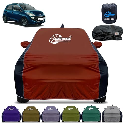 Image of Car Cover for Hyundai Santro All-Weather & Scratch Protection with Mirror & Antenna Pockets | Washable Fabric | Custom Fit | Premium Multicolor | We Send Any One Color from Showing Image