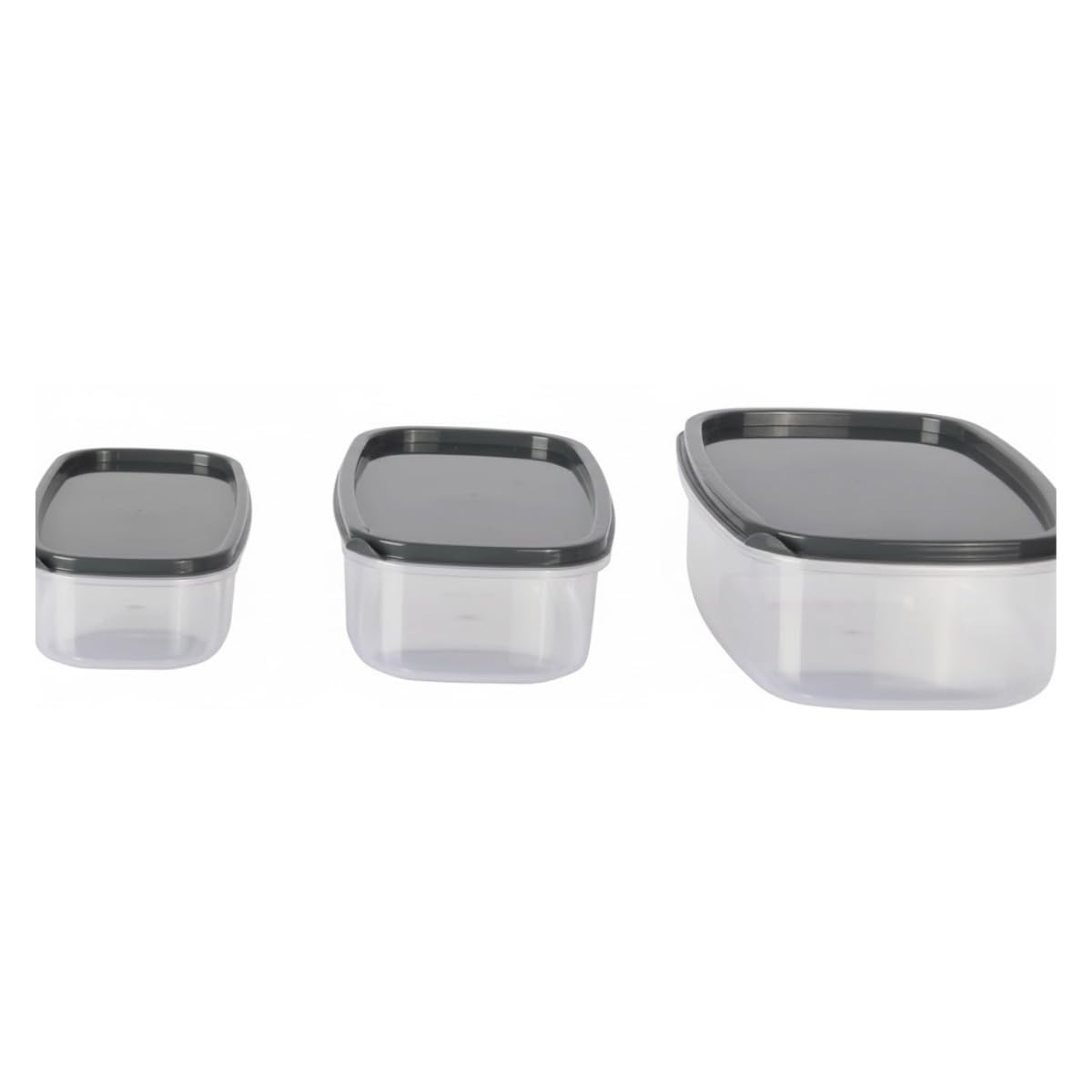 Sızdırmaz Üçlü Saklama Kabı Seti | 300 ml + 500 ml + 850 ml | BPA’sız Sağlıklı Plastik | Buzdolabı – Piknik – Ofis Yemek Kabı | Yiyecek Saklama Kutusu