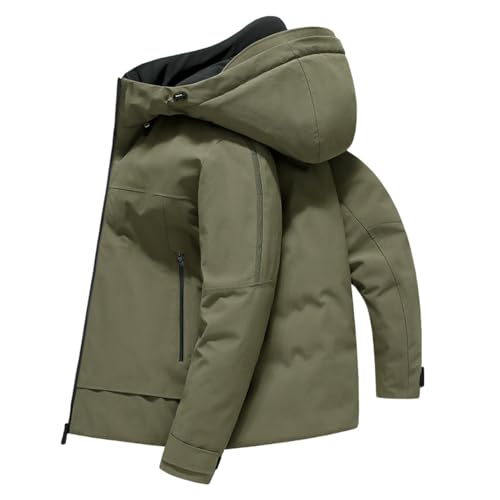 Veste d'hiver mi-longue homme USTZFTBCL parka à capuche