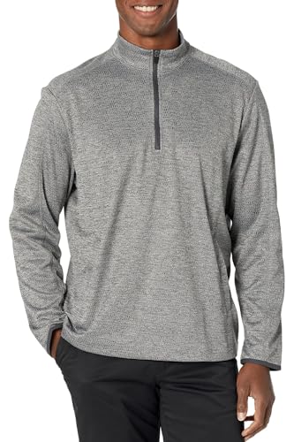 Image of PGA TOUR Men's Textured Fleece 1 /4 Zip Jacket Base Layer