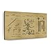 Elephant Stock Dental Clinic Tools Patents Canvas - 1 Panel Industrial Decor - Easy-Hang Blueprint Wall Art - Industrial Wall Decor - Professions Patent Prints Wall Art for Men - 30