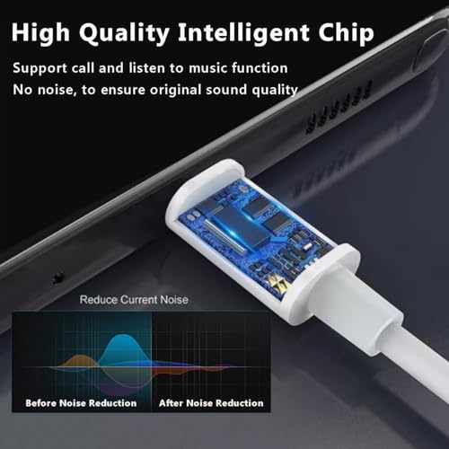 Image of Apple-Original Type C to 3.5 mm Headphone Audio Jack Adapter, USB C to Aux Connector Splitter, Earphone Converter Cable only for iPhone 15, iPhone 16, Samsung Galaxy S24 /S23 /S22 /S21 /S20