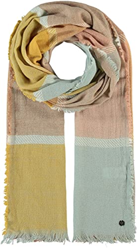 FRAAS Damen-Schal mit Colour Block - 60 x 180 cm Größe - Modische Stola mit Fransen - Plaid-Design - Perfekt für die kalte Jahreszeit Multicolor Cover