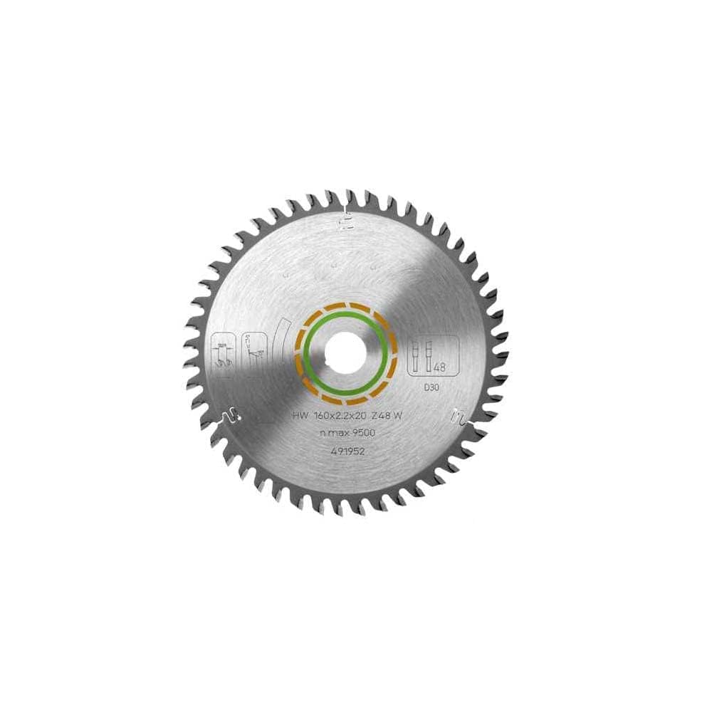 495377 491952 Track Saw Blade for TS 55, TSC 55, TS 60, ATF 55 E, HK 55, HKC 55 festool Track Saw Plunge Cut Saw 160mm, 2.2mm, 20mm 48t ATB festool Track Saw Accessories Crosscut 2-Year Warranty