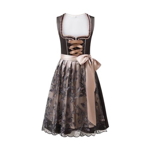 Robe fête de la bière traditionnelle pour femme avec son tablier assorti élégant