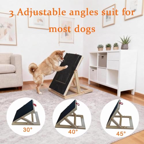 Panneau grattoir pour chiens Generico avec tablette réglable et tiroir - 6
