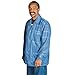 Desco 73699 Statshield ESD Smock, Jacket, Snaps, Blue, Size X-Small