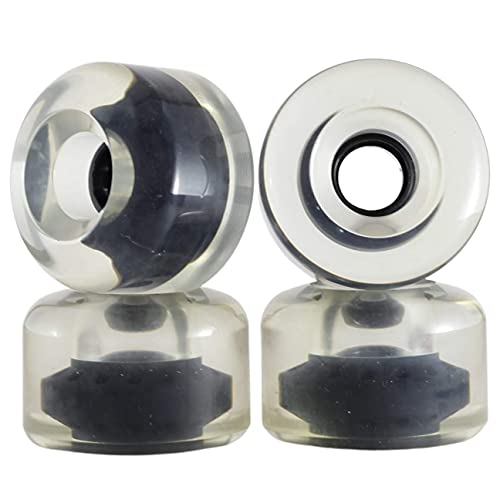 TURBO High Rebound 78A 70mm Longboard Wheels Clear