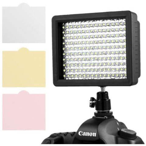 Chromo Inc CI55000020 160 LED CI-160 Dimmable Ultra High Power Panel, Camcorder Video Light for Canon, Nikon, Pentax, Panasonic, Sony, Samsung and Olympus Digital SLR Cameras Cover