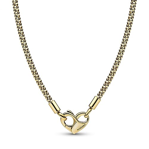 Collar de cadena con tachuelas Pandora Moments para lucir abalorios a diario