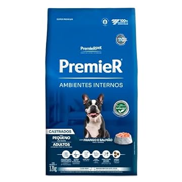 Ração Premier para Cães Adultos Castrados Sabor Frango e Salmão 12kg
