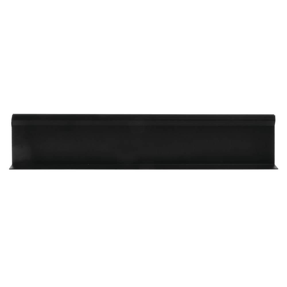 Black Plastic T Divider for Parsley Runner Without Aluminum Support - 18" L x 3 1/2" H