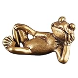 Décoration d'intérieur unique : fabriquée en laiton avec une finition parfaite, petite statue