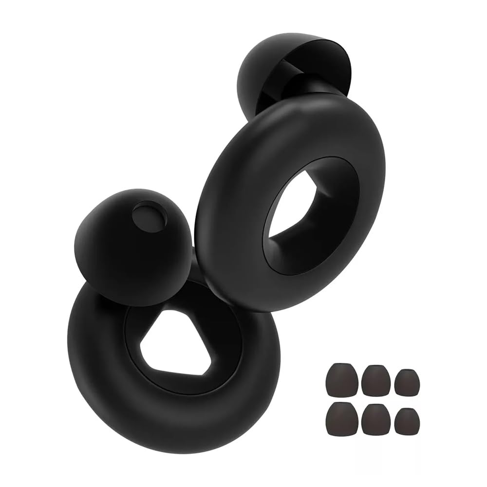 Protetor Auricular Auditivo Para Estudar Dormir Nata&ccedil;&atilde;o Tamp&atilde;o De Ouvido Abafador De Ru&iacute;do (preto, universal) : Amazon.com.br: Esporte