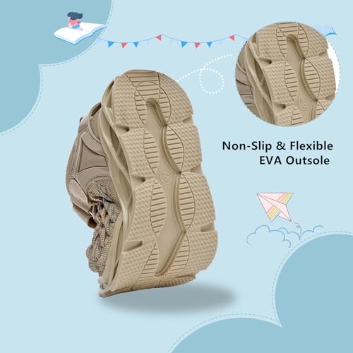 DADAWEN Toddler/Little Kid Sneakers for Boys Girls Lightweight Breathable Sports Athletic Running Tennis Shoes3