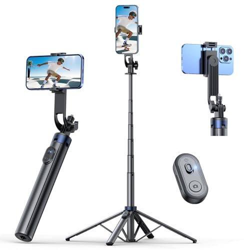 Trépied pour smartphone de 180 cm extensible avec télécommande Bluetooth