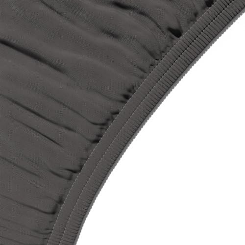 Amazon Basics Jersey Spannbettlaken, 100% Baumwolle, Spannbetttuch - Matratzenhöhe bis 30 cm, 180 x 200 cm, Dunkelgrau 3