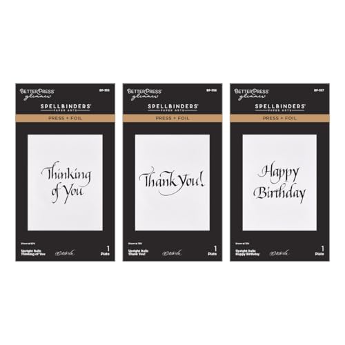 Upright Italic Everyday Sentiments Press con paquete de papel de aluminio Paul Antonio