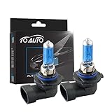 TOAUTO 2 X 9005 HB3 100W 12V Car Headlight Lamp Halogen Light Super Bright Fog Xenon Bulb White