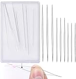 bisuteria fina mayoreo Material duradero y flexible: hecho de metal de calidad, estas agujas grandes son duraderas, finas y suaves, fáciles de doblar, y pueden durar mucho tiempo.