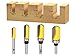 YONICO Router Bits Set Round Nose Core Box 4 Bit 1/4-Inch Shank 14460q