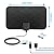 Digital TV Antenna for Smart TV,360°Reception,Support 4K 1080p Smart Television,Detachable Signal Amplifier-Signal Booster-HDTV Antenna 10ft Coaxial HDTV Cable, Portable Antenna Indoor