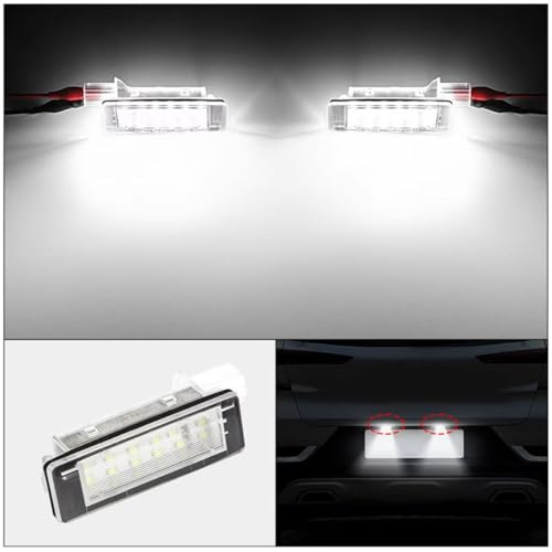 Luz trasera para matrícula de coche para Captur y Fluence 6