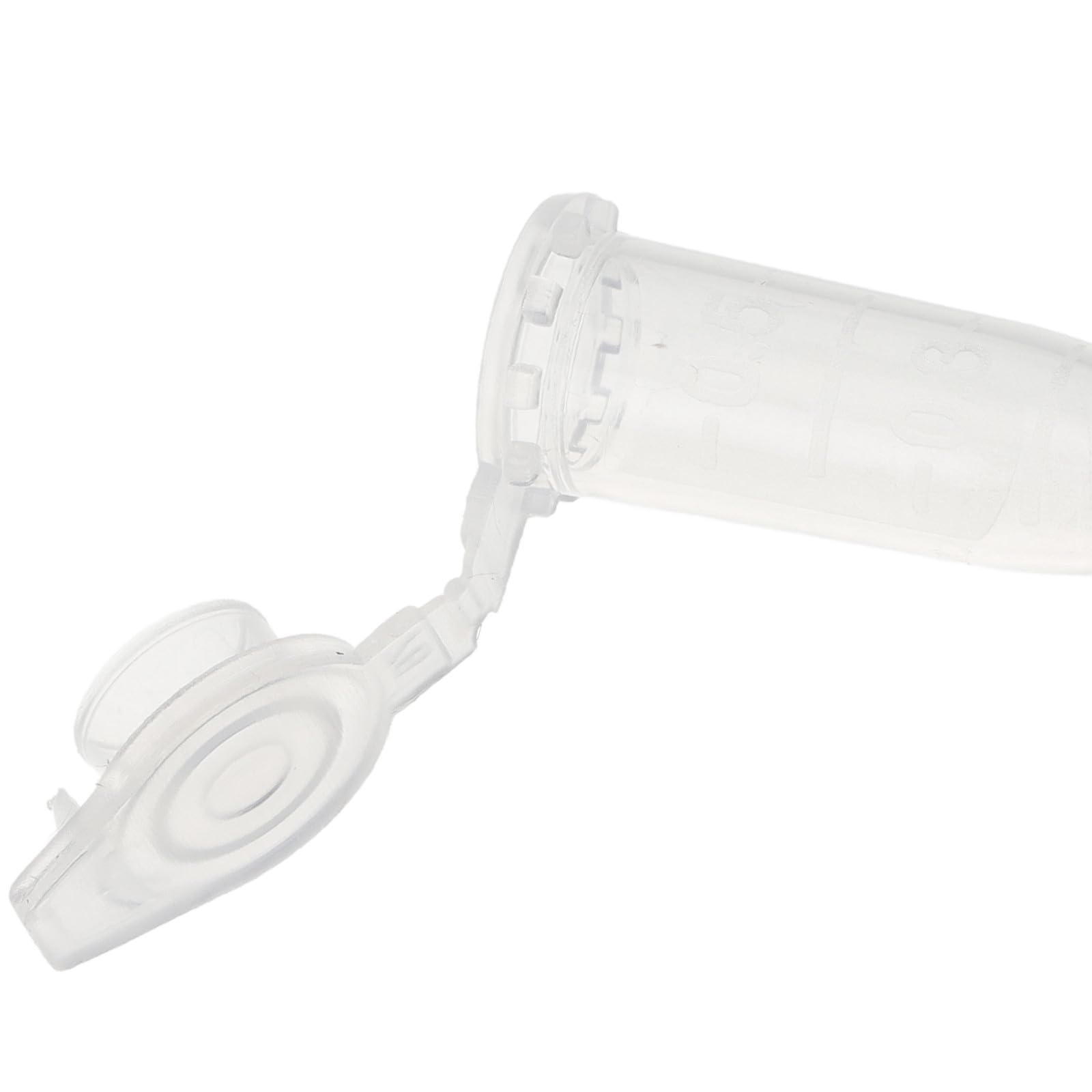 Tubes à Microcentrifuger de 5 Ml en Plastique Transparent, Lot de 1000, Couvercle à Pression pour Manipulation Sécurisée d'Échantillons en Recherche