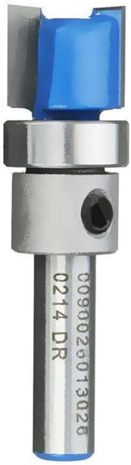 Template Router Flush Trim Cutter + Top Bottom Bearing Router Bit 1/4" Shank|Home & Garden | Tools | Power Tools | Router Bits| 1 Piece of Blue Template Router1 Piece of Yellow Flush Trim Router Bit