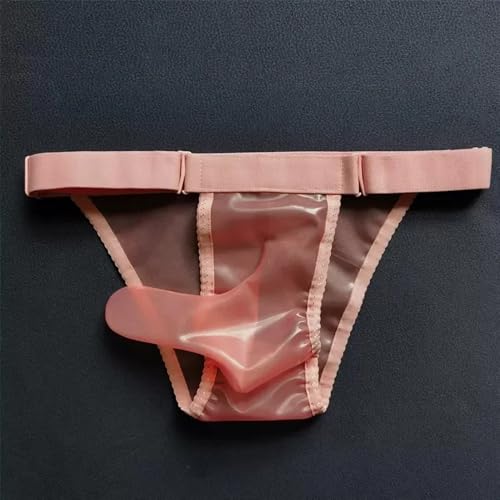 LESOYA Men's Sexy Hip Briefs Underwear High Elastic Boxer Briefs with Sheath Underwear2