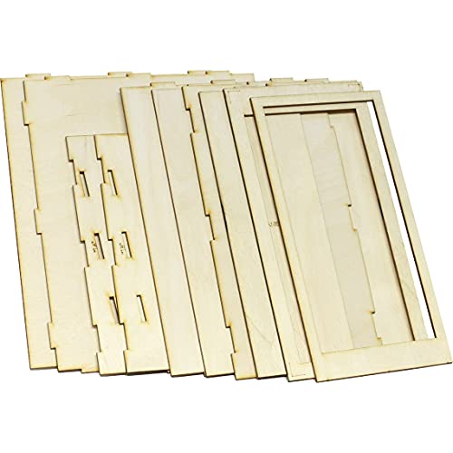 Generic Rpfab Llc Book Nook Kit, Wooden Diorama Project, Simple Single Wide (Ssw), Model Diy Dollhouse, Bookend Book Nook Building With Led Light, Gift For Birthdays, Christmas, Holiday, Usa Made #TOP25