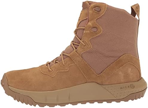 Under Armour Women's Micro G Valsetz Lthr Hiking Boot, Coyote (200)/Coyote, 12 | Image 7