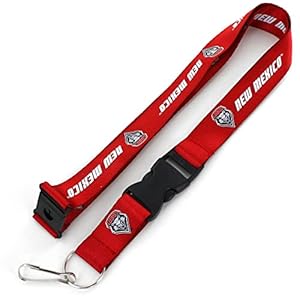 NCAA New Mexico Lobos Team Lanyard