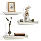 WPAJIRZO Juego de 3 estantes de pared vintage, estantes flotantes, estrechos,...