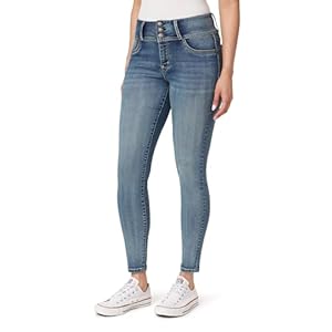 WallFlower Women’s Sassy Skinny High-Rise Insta Soft Juniors Jeans (Standard and Plus)