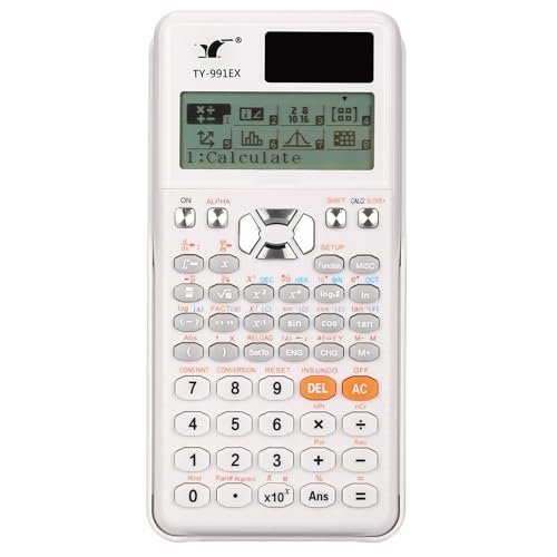Calculadora científica de pantalla HD Fafeicy TY-991EX para resolver problemas de ingeniería