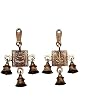 India Traditionele Laxmi Ganesha Bell Messing Deur Muur Hangings Standbeeld 8.5 cm Voor Diwali Feestelijke Home Decor…