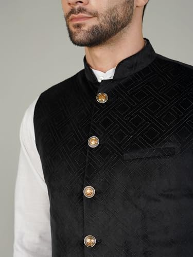 Image of WINTAGE Men's Velvet Maroon Waistcoat
