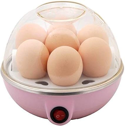 Horoly Deluxe Mini Electric 7 Egg Poacher Steamer Cooker Boiler Fryer for Egg (Color May Vary)