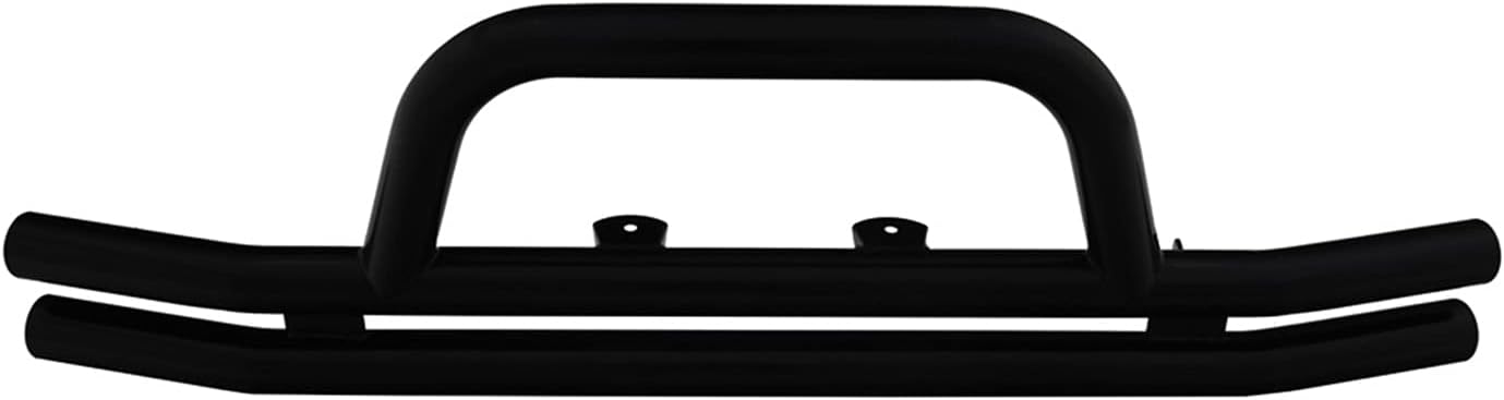 Double Tube Front Bumper for Jeep Wrangler JK/JL | Hoop, Steel, Black | 86620 | Fits 2018-2025 Wrangler JL/JLU / 2007-2018 Wrangler JK/JKU / 2020-2025 Jeep Gladiator JT