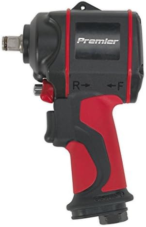 Sealey Sa6002S Air Impact Wrench 1/2In Sq Drive Stubby Twin Hammer, White, 542Nm - Image 5