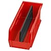 Akro-Mils 40224 Plastic Length Dividers for AkroBins Stackable Storage Bins Model 30224, Custom Storage Inserts for Tools, Crafts & Supplies, 6-Pack, Black #2