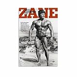 Frank Zane Bodybuilding Poster Fitness Art Quote Poster (2) Canvas Painting Wall Art Poster for Bedroom Living Room Decor 08x12inch(20x30cm) Unframe-style