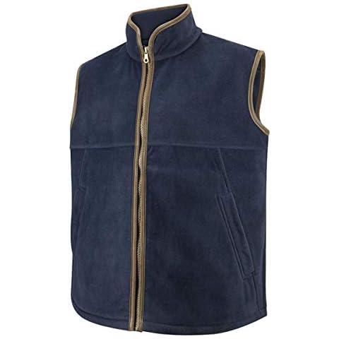 Hoggs of Fife Stenton Technical Fleece Gilet - Midnight Navy X-Large Blue Cover