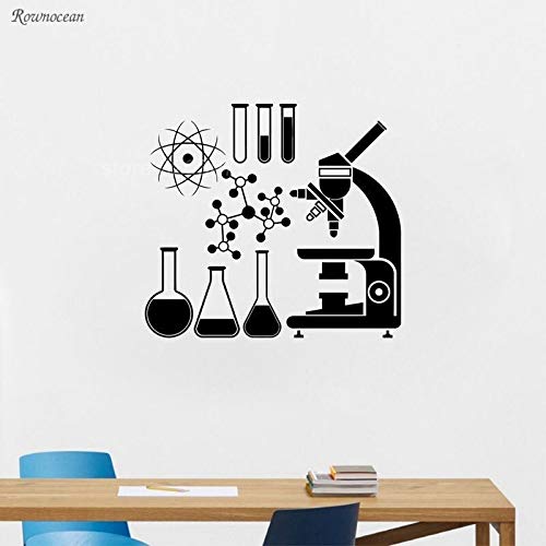 Gadgets Wrap Microscope Scientist Chemistry Wall Sticker, AG20-DRP-2395-image-24