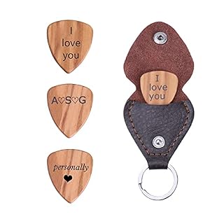 Médiators de Guitare en Bois Personnalisée, OXYEFE Boîte à Médiators Peut graver des Photos et du Texte ,Avec 3 Durable… - Les Beatles, Paul McCartney, John Lennon, RIngo Starr, George Harrison Médiators de Guitare en Bois Personnalisée, OXYEFE Boîte à Médiators Peut graver des Photos et du Texte ,Avec 3 Durable… – Image 2