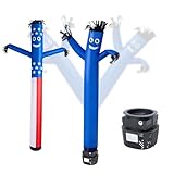 VEVOR Inflatable Tube Man with Blower, 6 ft Tall, Wacky Waving Wind Flying Inflatable Dancing Tube Guy with 1/15 HP IPX3 Waterproof Blower Fan, for Outdoor Advertising Business Store Party Decoration