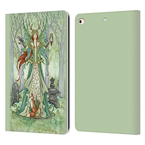 Étui portefeuille iPad 9.7 (2017/2018) cuir Amy Brown Harmonie